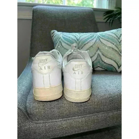 NIKE AIR FORCE 1 Low MENS TRIPLE WHITE Sneakers 315122-111 | Sz 13 - Picture 3 of 9